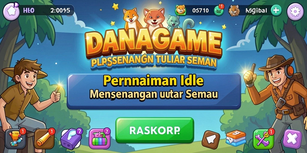 Gambaran gameplay santai di DANAGAME yang mengasyikkan.