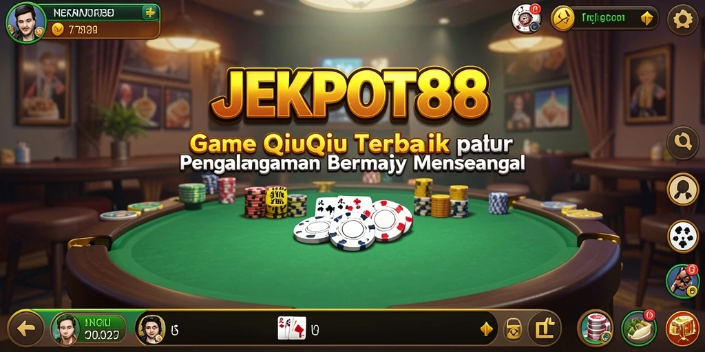 Tampilan gameplay QiuQiu yang seru dan menarik di JEKPOT88.
