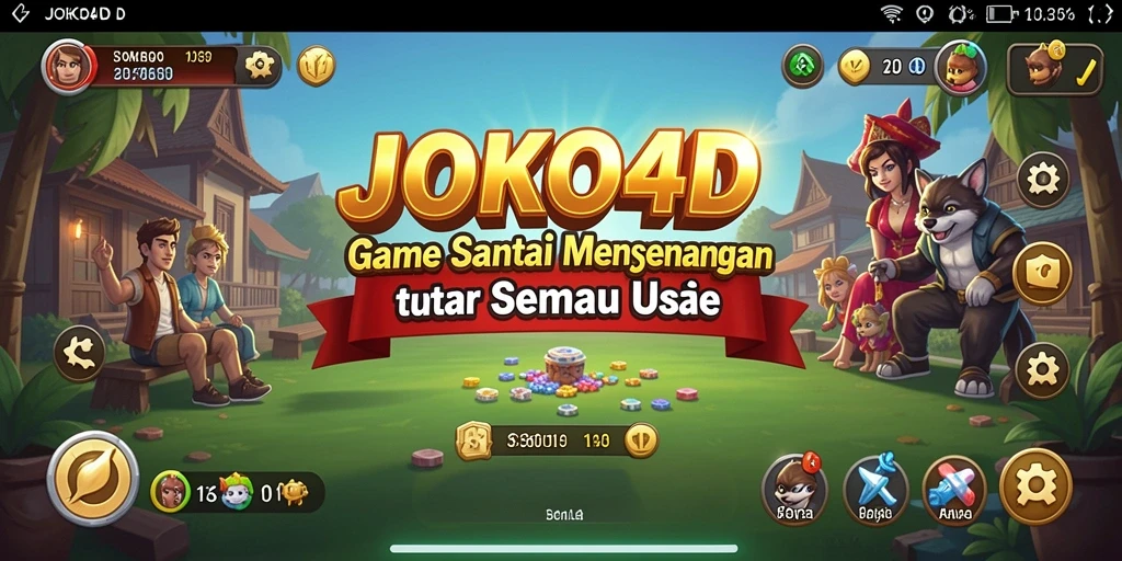Screenshot menunjukkan gameplay seru dari JOKO4D yang menghibur.
