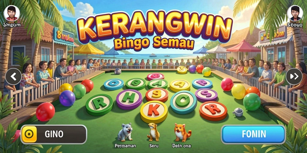 Tampilan gameplay KERANGWIN yang seru dan interaktif.
