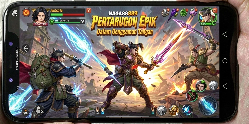 Menampilkan aksi pertarungan seru di NAGA889.