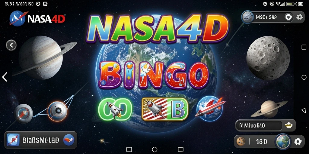 Tangkapan layar utama NASA4D menampilkan aksi seru permainan Bingo.