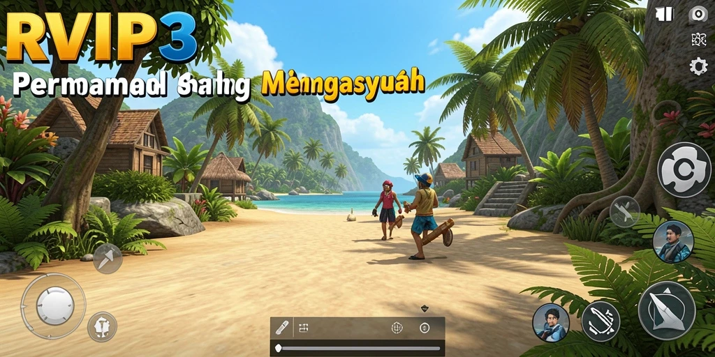 Tampilan gameplay RVIP3 yang seru dan menarik.