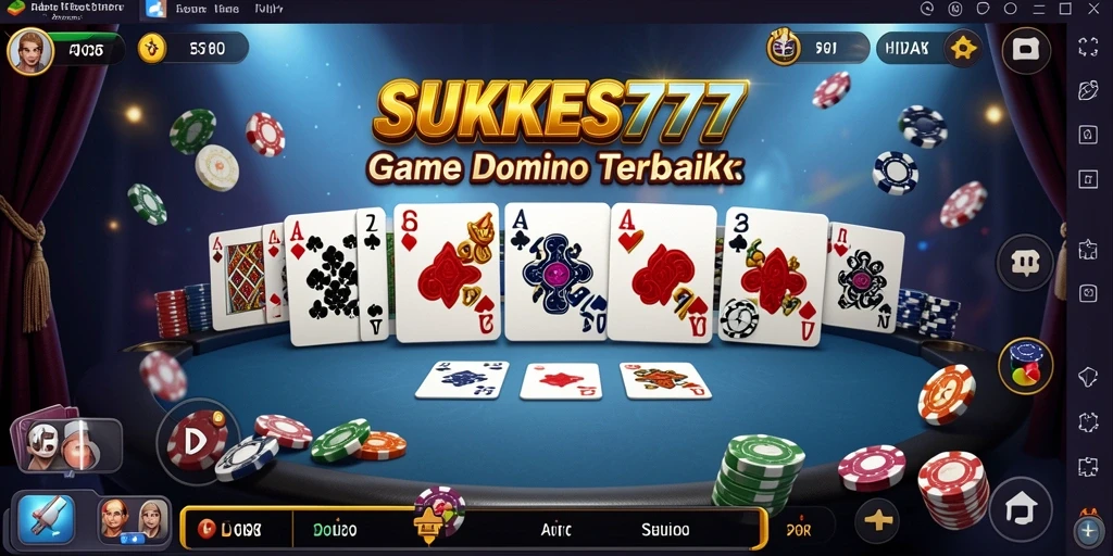 Gameplay seru saat bermain Domino di SUKSES777.