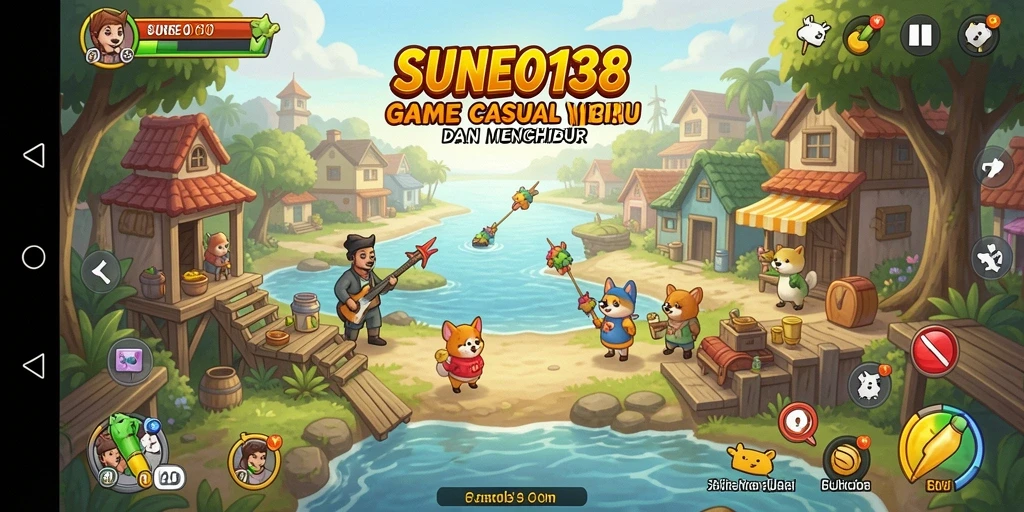 Tampilan gameplay SUNEO138 yang menarik dan penuh warna.